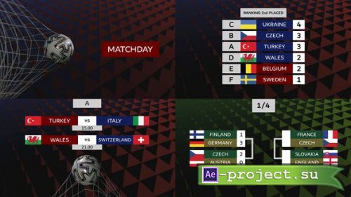 Videohive - Euro - Soccer Schedule Tournament - 32201146 - Project for After Effects