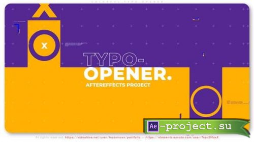 Videohive - Colorful Typo Opener - 32203543 - Project for After Effects