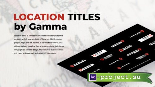 Videohive - Location Titles | After Effects - 32019848 - Project for After Effects