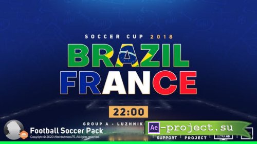 Videohive - Football Soccer Cup Pack - 22063134 - Project for After Effects