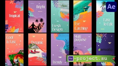Videohive - Tropical Stories Slideshow | After Effects - 32231899 - Project for After Effects