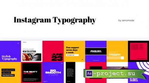 Videohive - Instagram Typography - 32160790 - Project for After Effects