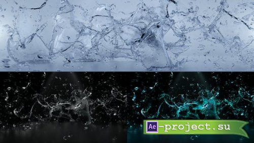 Videohive - Splashing Water Logo Reveal - 31941717 - Project for After Effects