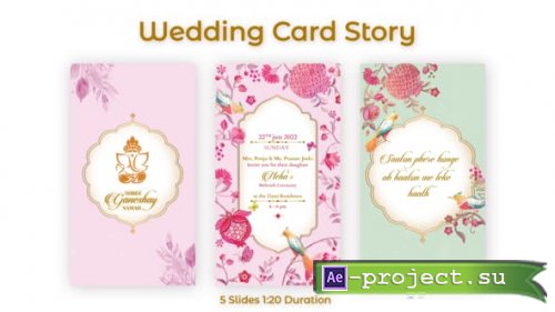 Videohive - Wedding Card Story - 32250778 - Project for After Effects