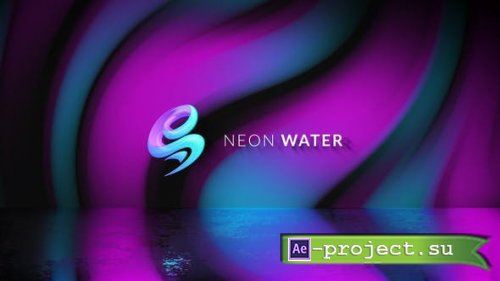 Videohive - Neon Water Logo Reveal - 30118253 - Project for After Effects