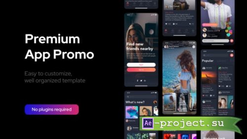 Videohive - Premium Clean App Promo - 32258195 - Project for After Effects