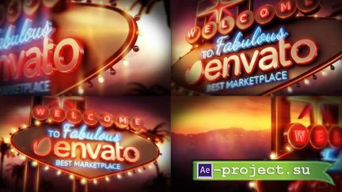 Videohive - Vegas Logo Opener - 18104314 - Project for After Effects
