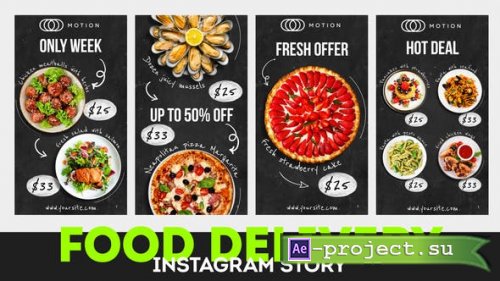 Videohive - Food Delivery - Instagram Story - 32282991 - Project for After Effects