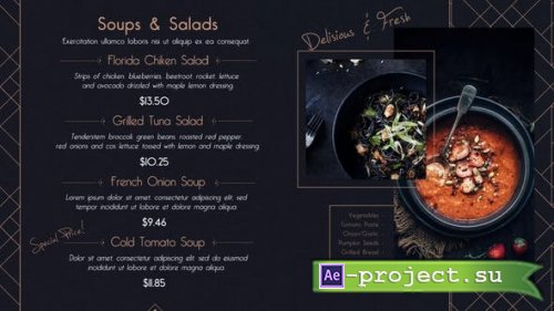 Videohive - Delicious Restaurant Menu - 32282158 - Project for After Effects