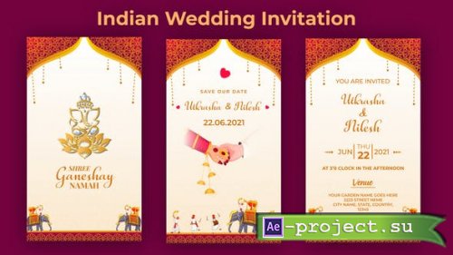 Videohive - Indian Wedding Invitation - 32306848 - Project for After Effects