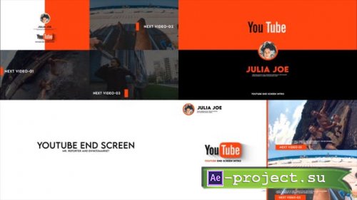 Videohive - Youtube End Screen Promo - 32327832 - Project for After Effects