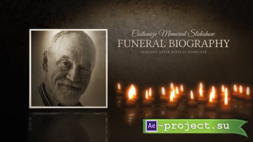 Videohive - Funeral Biography | Customize Memorial Slideshow - 27446713 - Project for After Effects