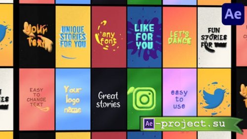 Videohive - Instagram Text Stories | After Effects - 32337980 - Project for After Effects