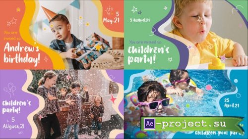 Videohive - Kids Party Slideshow | After Effects - 32338878 - Project for After Effects