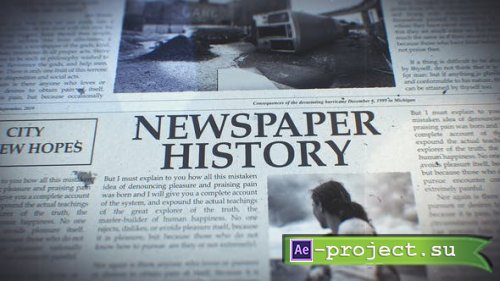Videohive - Newspaper History - 23664096 - Project for After Effects