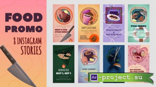 Videohive - Food Promo Instagram Stories Pack - 32320898 - Project for After Effects