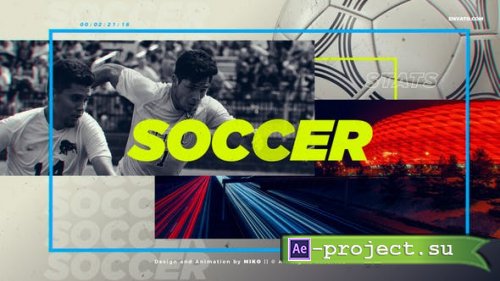 Videohive - Soccer Logo Opener - 32304821 - Project for After Effects