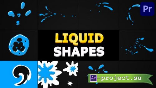 Videohive - Liquid Shapes | Premiere Pro MOGRT - 32267112 - Premiere Pro Templates