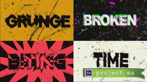Videohive - Biting Grunge Title Opener - 25418712 - Project for After Effects
