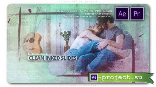 Videohive - Clean Inked Slides - 32298525 - Premiere Pro & After Effects