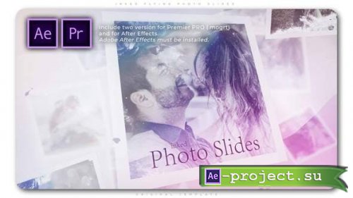 Videohive - Inked Flying Photo Slides - 32299475 - Premiere Pro & After Effects