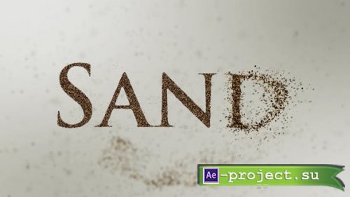 Videohive - Sand Particles Logo Reveal - 23765350 - Project for After Effects