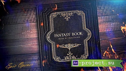 Fantasy Book Epic Opener Slideshow 91 - Project for After Effects