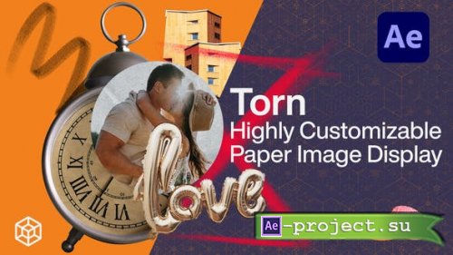Videohive - Torn - Highly Customizable Paper Image Display - 31675517