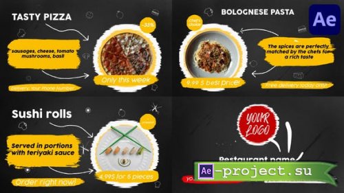 Videohive - Food Menu Slideshow | After Effects - 32387724 - Project for After Effects
