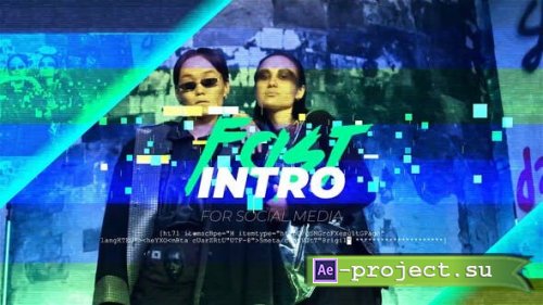 Videohive - Cyberpunk Intro - 32297274 - Project for After Effects