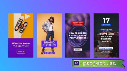 Videohive - 25 Instagram Stories - 32403229 - Premiere Pro & After Effects