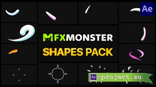 Videohive - Hand-Drawn Shapes Pack | After Effects - 32413080 - Project & Script for After Effects