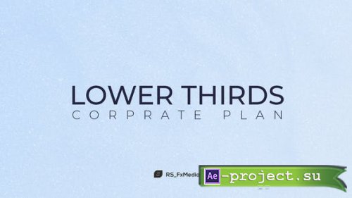 Videohive - Lower Thirds | Corporate Plan - 31801141 - Project for After Effects