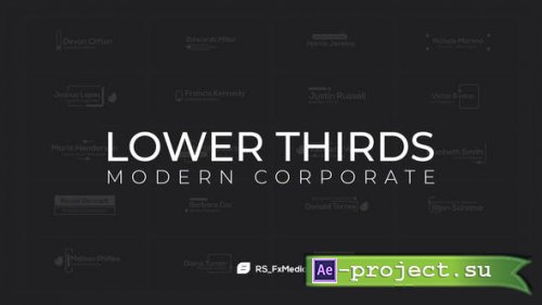 Videohive - Lower Thirds | Modern Corporate - 31864543 - Project for After Effects