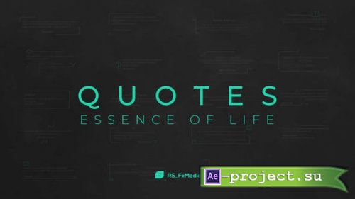 Videohive - Quotes Titles | Essence of Life - 32000634 - Project for After Effects