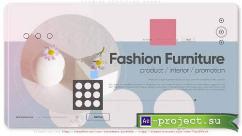 Videohive - Fashion Furniture Promo - 32461446 - Project for After Effects
