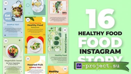 Videohive - Healthy Food Instagram Stories - 32483729 - Project for After Effects