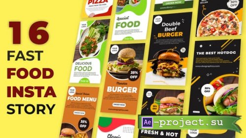 Videohive - Fast Food Instagram Stories - 32484919 - Project for After Effects