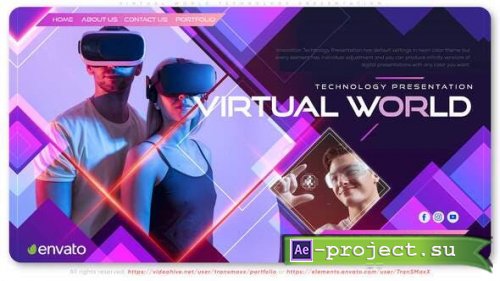 Videohive - Virtual World Technology Presentation - 32398388 - Project for After Effects