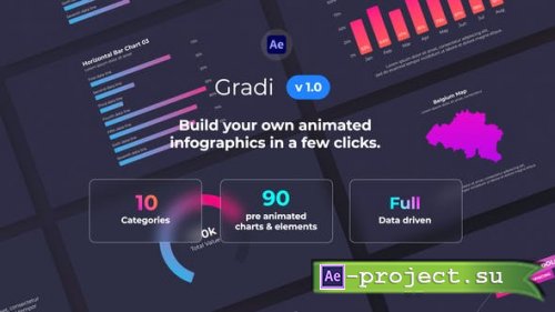 Videohive - Gradi - Gradient Infographics - 32098103 - Project for After Effects
