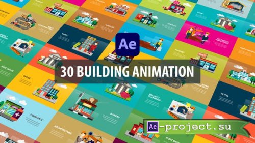 Videohive - Building Animation | After Effects - 32526197 - Project for After Effects