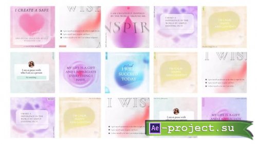 Videohive - Affirmations phrases post instagram - 32527105 - Project for After Effects