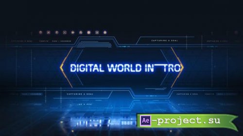 Videohive - Digital World Intro - 28445833 - Project for After Effects