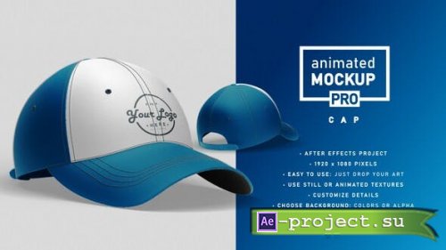 Videohive - Animated Mockup PRO: Cap - 32523603 - Project for After Effects