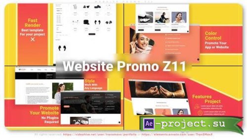 Videohive - Website Promo Z11 - 32546080 - Project for After Effects