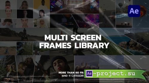 Videohive - Multi Screen Frames Library - 32563837 - Project for After Effects
