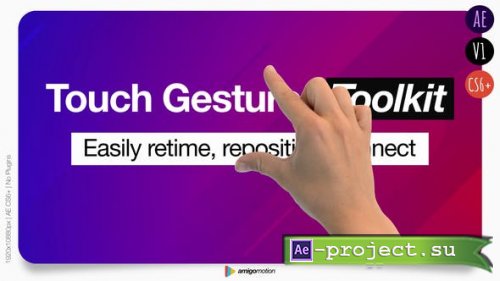 Videohive - 4K Touch Gestures Toolkit - 13442897 - Project for After Effects