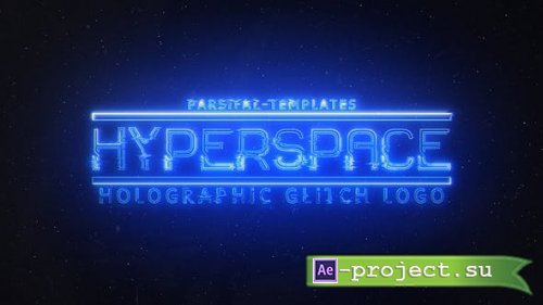 Videohive - Hyperspace | Holographic Glitch Logo - 25366690 - Project for After Effects
