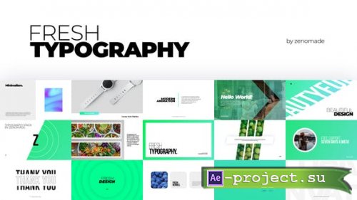 Videohive - Fresh Typography - 32479250 - Project for After Effects