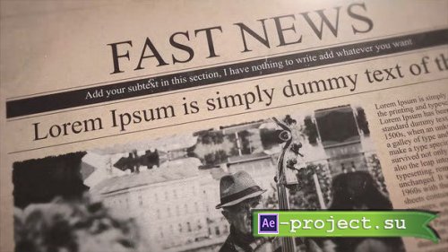 Videohive - Fast News Promo - 32519526 - Project for After Effects